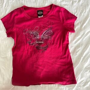Harley Davidson Y2K 2009 Butterfly T-shirt